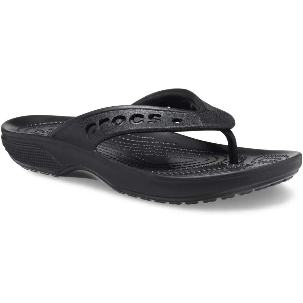 Crocs Women's Baya‎ II Flip Flops, Black, 9M/11W